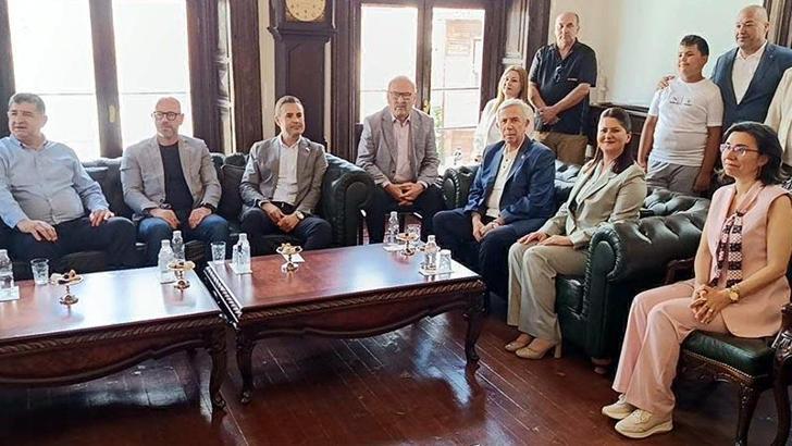 Mansur Yavaş, Kırkpınar Yağlı Güreşleri'ni izlemek için Edirne'ye geldi