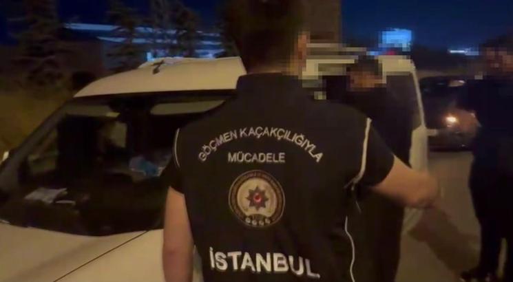 Büyükçekmece’de 10 düzensiz göçmen yakalandı, organizatör tutuklandı