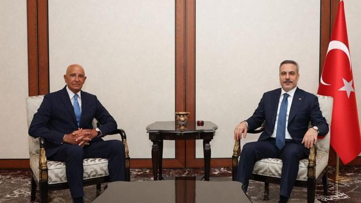 Bakan Fidan, ABD Büyükelçisi Barrack'ı kabul etti