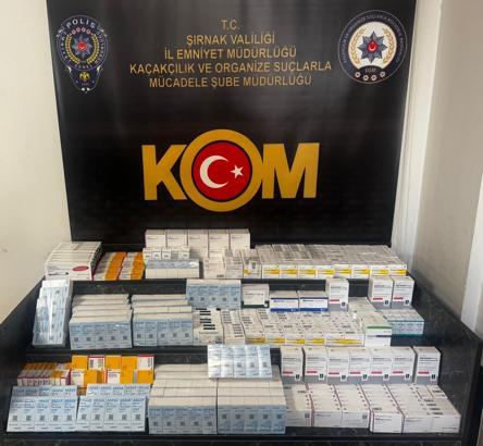 Şırnak'ta 1 haftada 16,2 milyon liralık kaçak ürün ele geçirildi; 56 şüpheliye işlem
