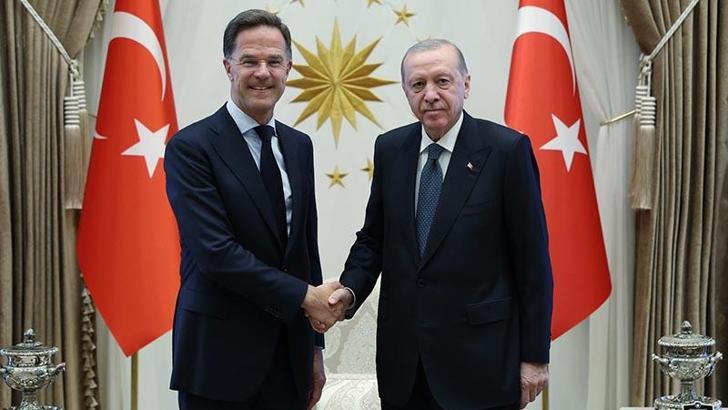 Cumhurbaşkanı Erdoğan, NATO Genel Sekreteri Rutte'yi kabul etti