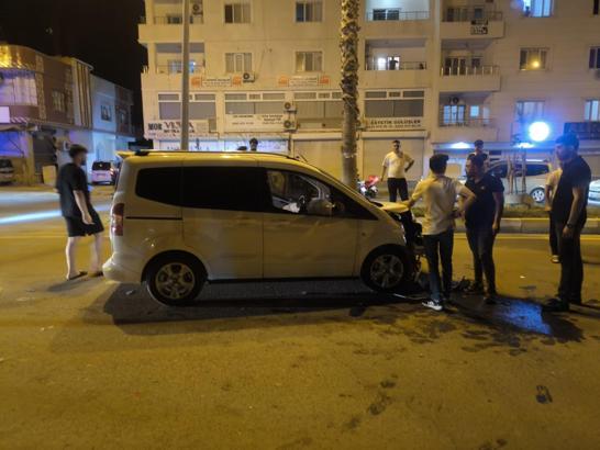 Nusaybin’de otomobiller çarpıştı: 1 yaralı