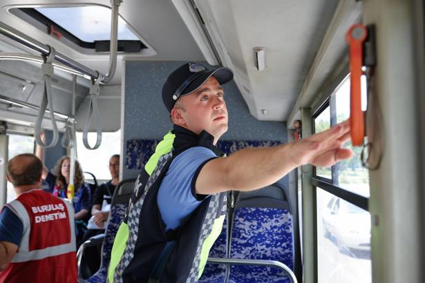 Büyükşehir’de toplu taşıma araçlarına klima denetimi