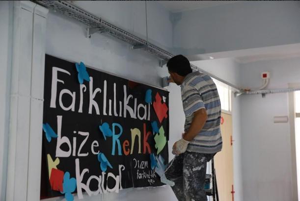 Bursa Büyükşehir Belediyesi’nden okullarda yenileme çalışması