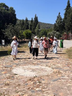 Kazakistanlı öğretmenler, Stratonikeia'yı gezdi