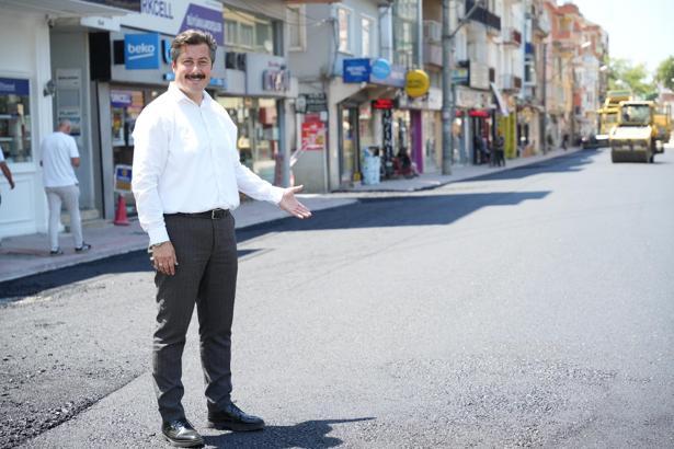 Yenişehir’in ana arterlerinde sıcak asfalt çalışmaları tamamlandı