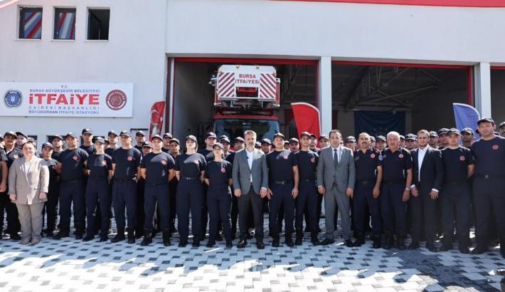 Büyükorhan’a tam donanımlı itfaiye binası