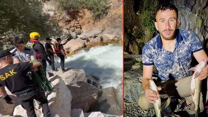 Çayda kaybolan Erkan’ı arama çalışmaları 3’üncü gününde