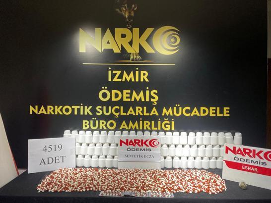 Ödemiş'te 6 ayda uyuşturucuya 30 tutuklama