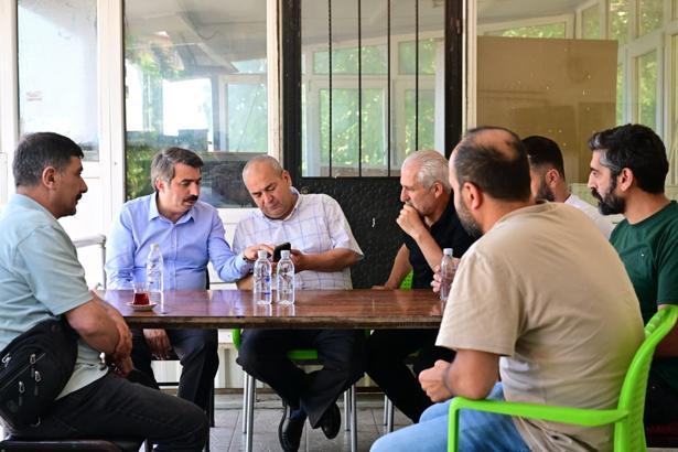 Başkan Yılmaz, Teleferik Mahallesi’nde esnafla bir araya geldi