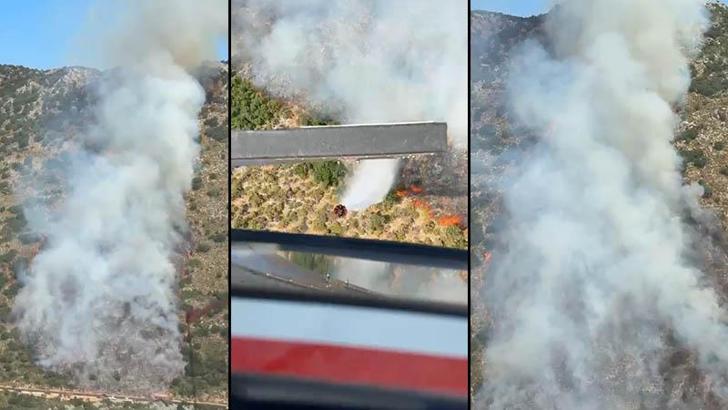 Antalya'da orman yangını