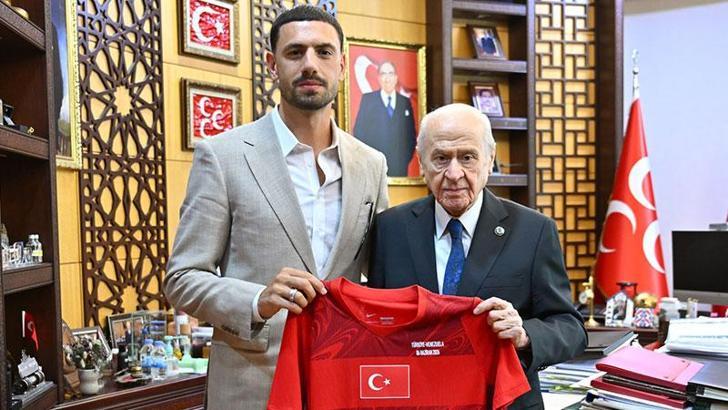 Merih Demiral, Devlet Bahçeli'yi ziyaret etti