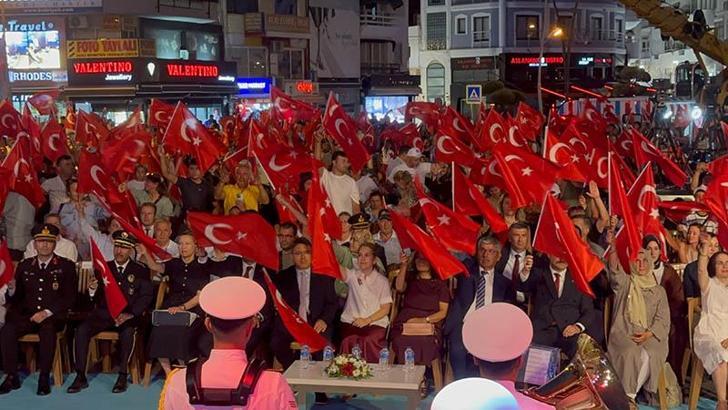 Marmaris’te ‘15 Temmuz’ anma etkinliği
