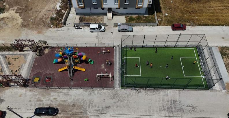 Tekirdağ Büyükşehir Belediyesi'nin Kapaklı'ya yaptığı park hizmete açıldı