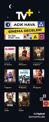 TV+ ile 'Açık Hava Sinema Geceleri' başlıyor