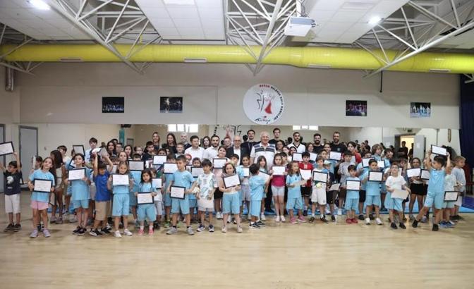 Nilüfer Yaz Spor Okulları’nda sertifika heyecanı