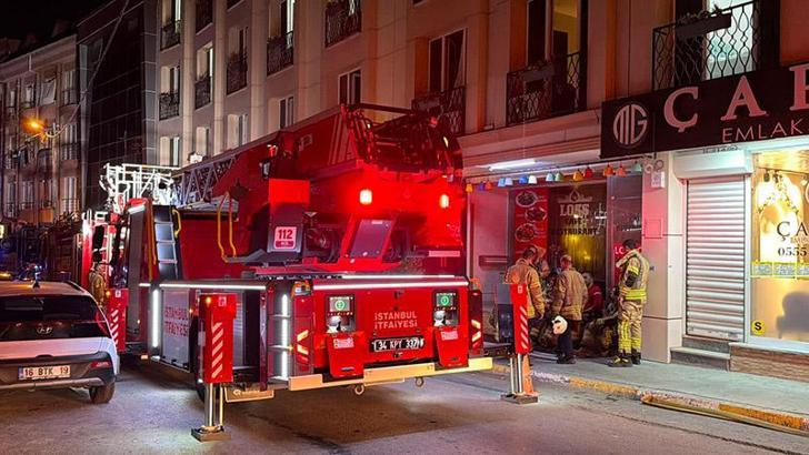 Esenyurt'ta otel yangını; mahsur kalanlar merdivenle tahliye edildi
