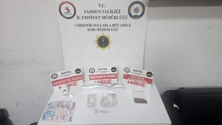 Bafra'da uyuşturucu operasyonu: 2 gözaltı