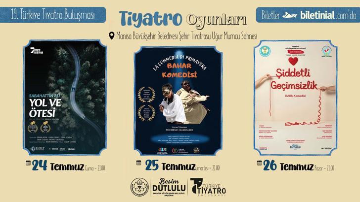 Manisa, 19. Türkiye Tiyatro Buluşması'na ev sahipliği yapacak
