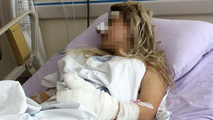 Sevgilisinin 2'nci kattan attığını iddia eden kadın: Yaşamam mucize