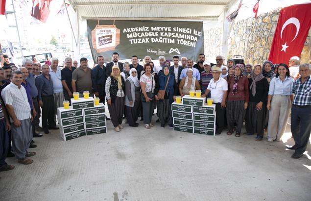 Mersin’de üreticiye biyolojik mücadele desteği