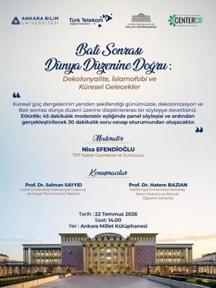 Ankara'da '5'inci Uluslararası Critical Muslim Studies Konferansı'