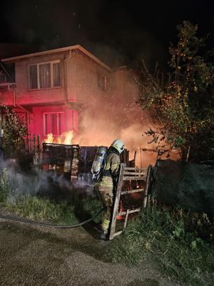Bursa'da kümes yangını