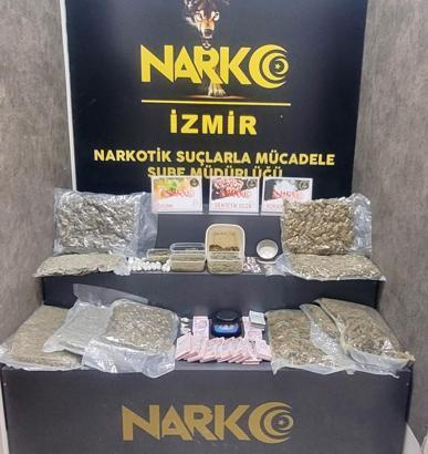 İzmir'de uyuşturucu operasyonunda 1 tutuklama