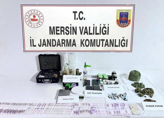 Silifke'de uyuşturucu operasyonunda 2 tutuklama