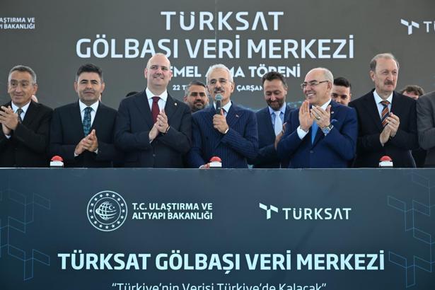 Türksat Gölbaşı Veri Merkezi'nin temeli atıldı