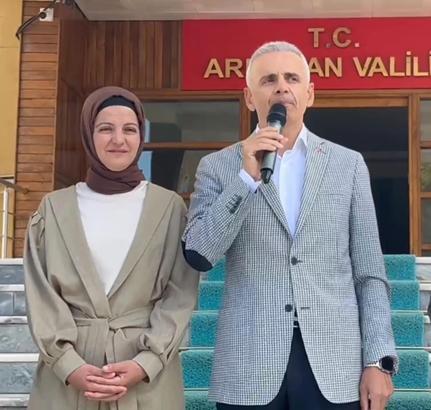 Vali Çiçekli, Ardahan'a veda etti