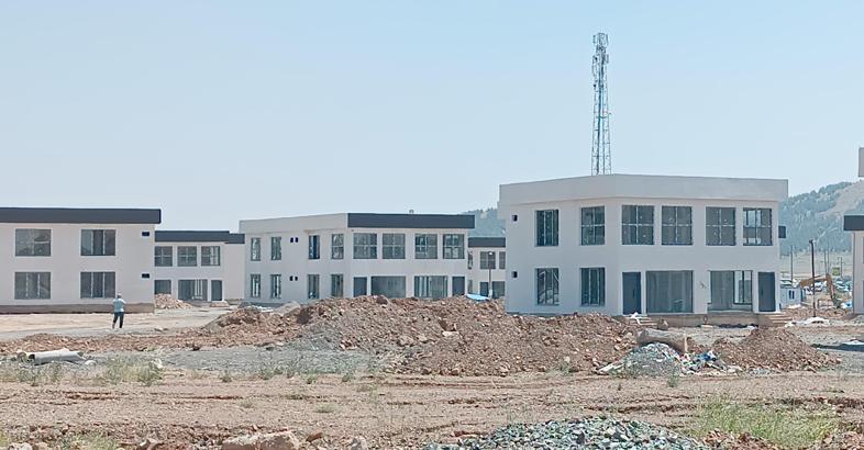 Nurdağı’nda galericiler sitesi inşaatının yüzde 85’i tamamlandı