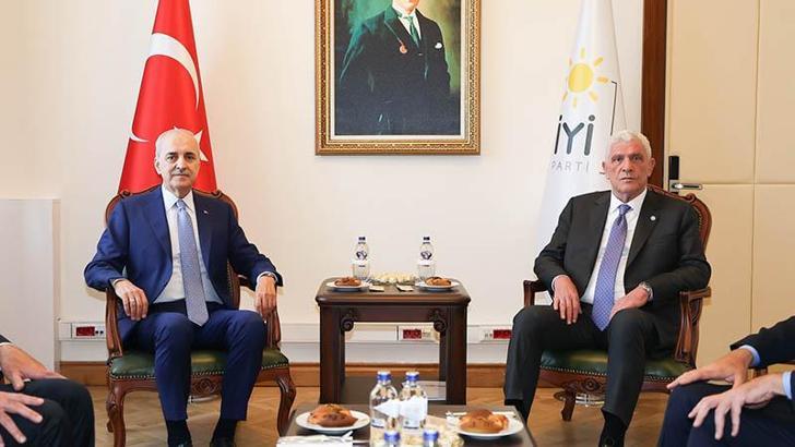 TBMM Başkanı Kurtulmuş, Dervişoğlu ile görüştü