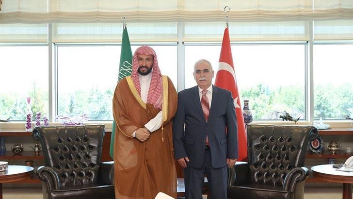 AYM Başkanı Özkaya, Suudi Arabistan Adalet Bakanı ile görüştü