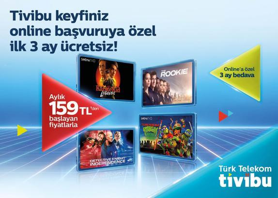 Tivibu’dan yeni müşterilere özel ilk 3 ay ücretsiz eğlence paketi