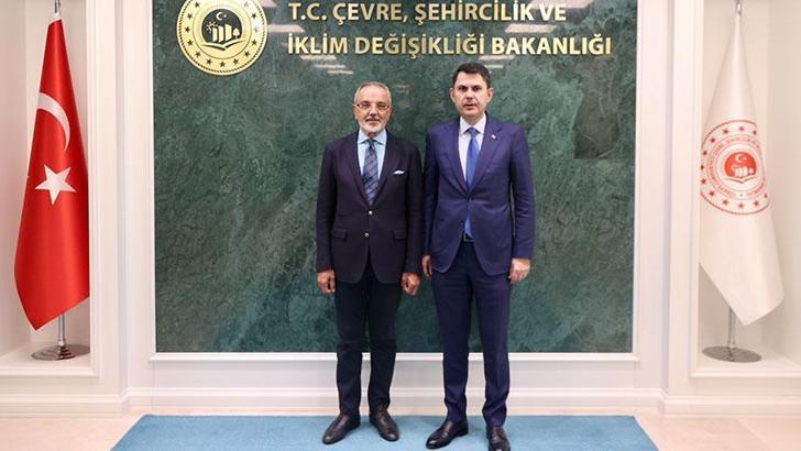 Bakan Kurum, DEM Parti Ağrı Milletvekili Sakık ile bir araya geldi