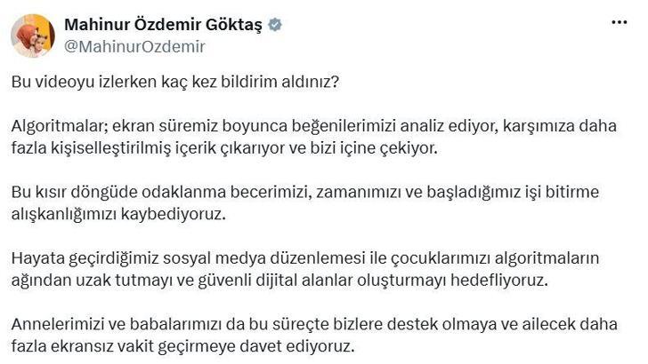 Bakan Göktaş: Çocuklarımıza güvenli dijital alanlar oluşturmayı hedefliyoruz