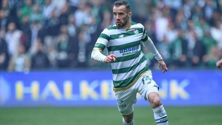 Bursaspor'da Talha Yünkuş'tan duygusal veda