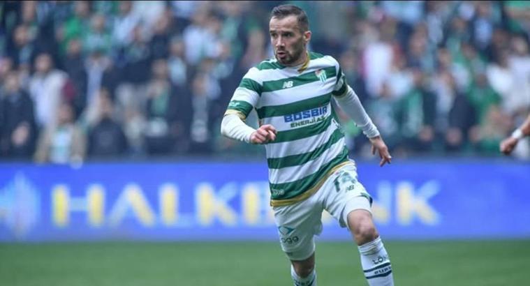 Bursaspor'da Talha Yünkuş'tan duygusal veda