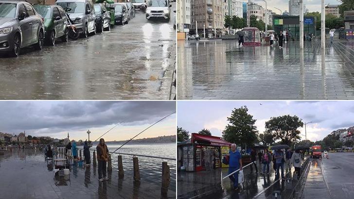 İstanbul’da sağanak etkili oluyor; yollar göle döndü