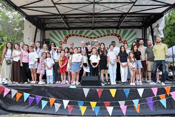 Nilüfer’de, kırsal mahallerde yaşayan çocuklar sanatla buluştu