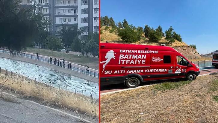 Selfie çekerken sulama kanalına düşen çocuğu çevredekiler kurtardı