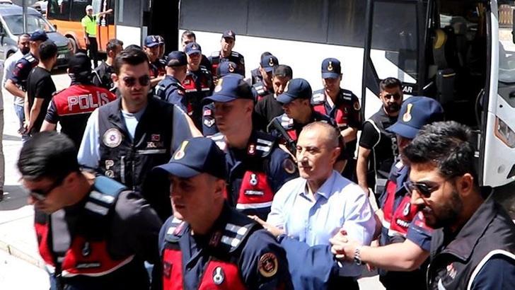 Eski Tunceli Valisi Sonel ile koruma polisi Eroğlu ile emekli polis Ertok adliyede