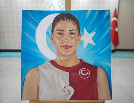 'Filenin Sultanları'nın şampiyonluğu resim sergisiyle ölümsüzleştirildi