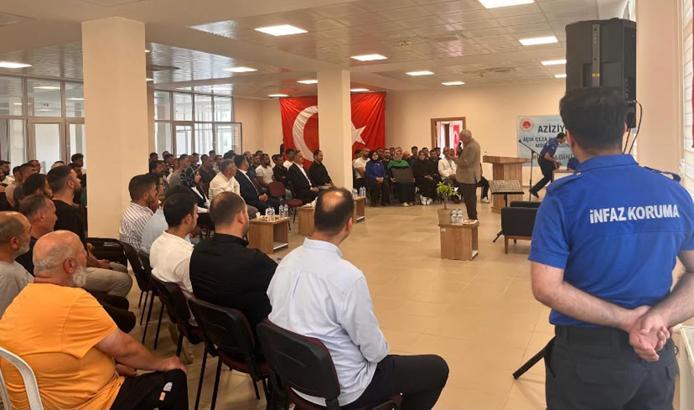 Aziziye Açık Ceza İnfaz Kurumu'nda 'şiir ve edebiyat' söyleşisi