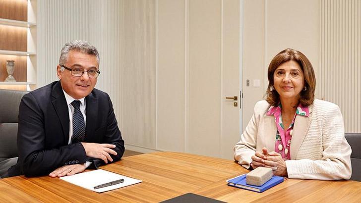 KKTC Cumhurbaşkanı Erhürman, BM Kıbrıs Temsilcisi Cuellar ile bir araya geldi