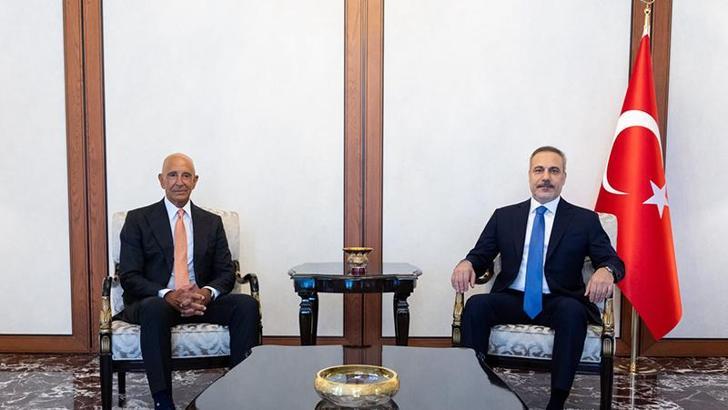 Bakan Fidan, ABD Büyükelçisi Barrack'ı kabul etti