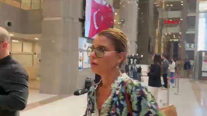 Ahbap Derneği soruşturmasında Gülben Ergen ifade vermek için adliyeye geldi