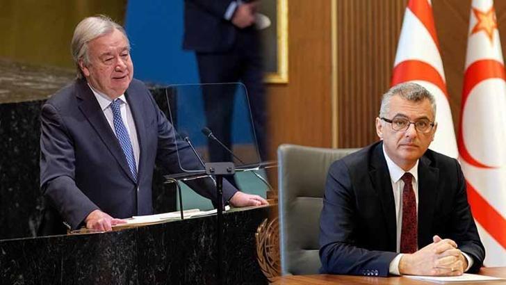 BM Genel Sekreteri Guterres, KKTC Cumhurbaşkanı Erhürman ile bir araya geldi