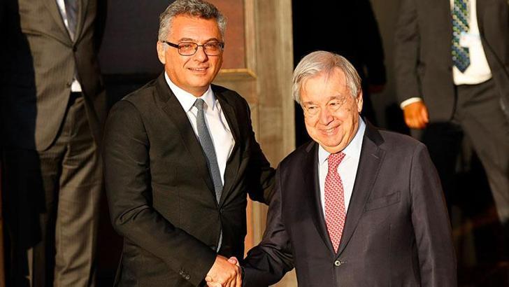 KKTC Cumhurbaşkanı Erhürman, Guterres ve Hristodulidis ile bir araya geldi